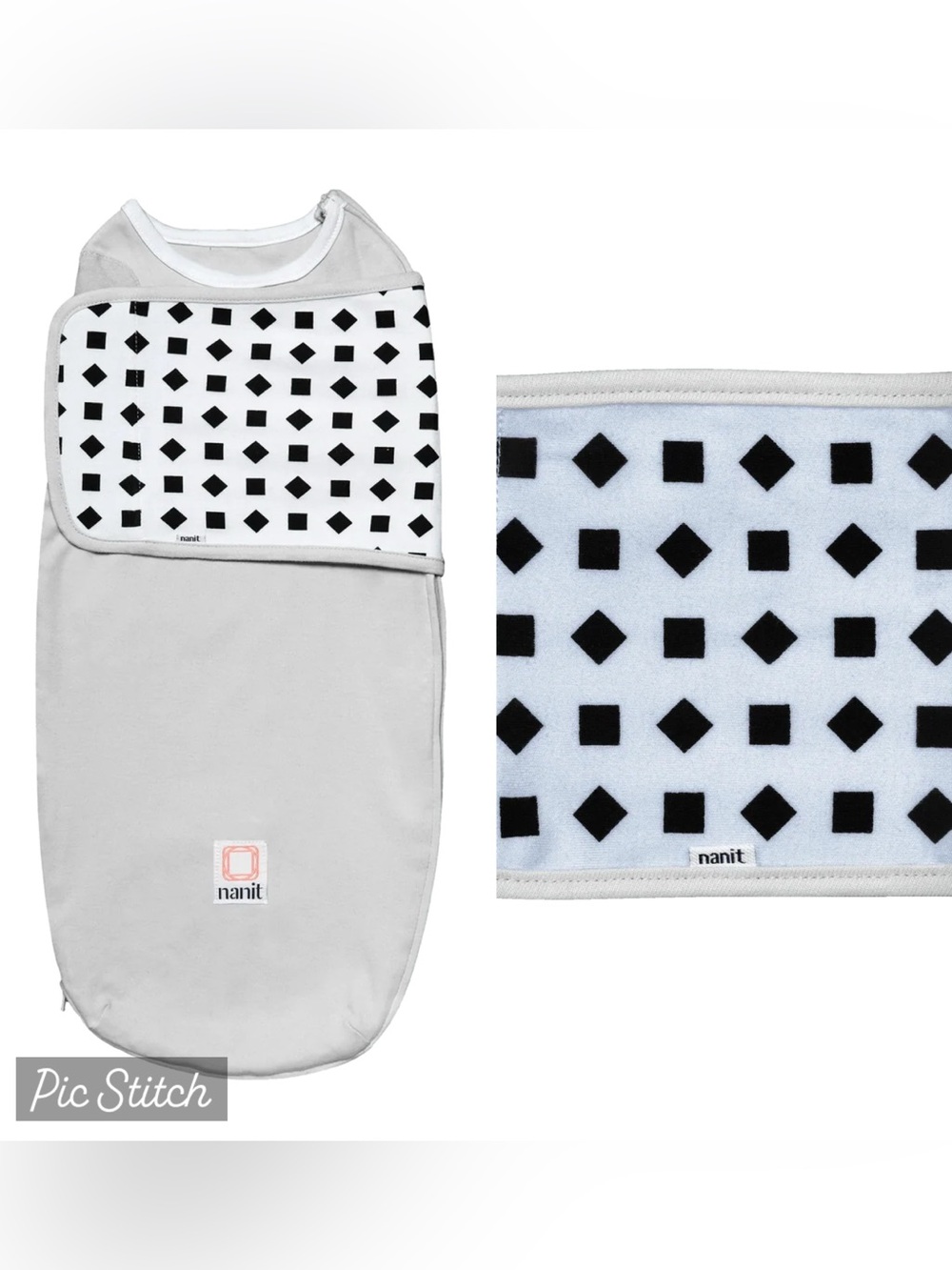 Nanit Breathing Wear Swaddle & Breathing Band Set | 0-3 Months | NEW!